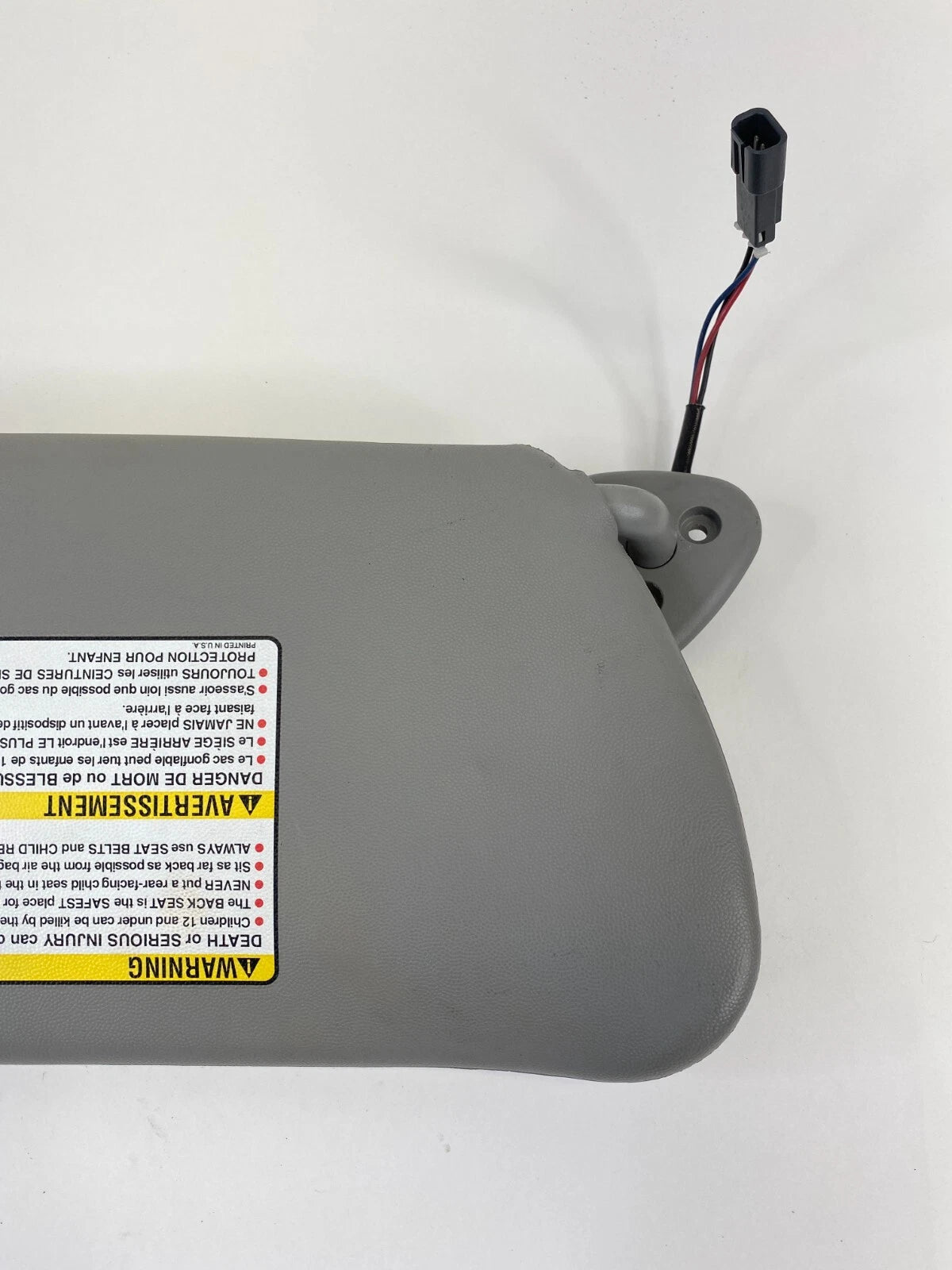 2004-2008 CADILLAC SRX ROOF LEFT SUNVISOR SUN VISOR SHADE W/ GARAGE DOOR OPENER