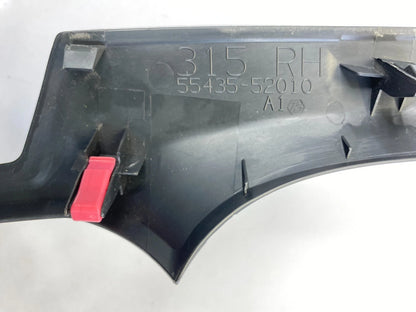 06-11 TOYOTA YARIS CENTER RIGHT DASH END FINISH PANEL TRIM 55435-52010 OEM