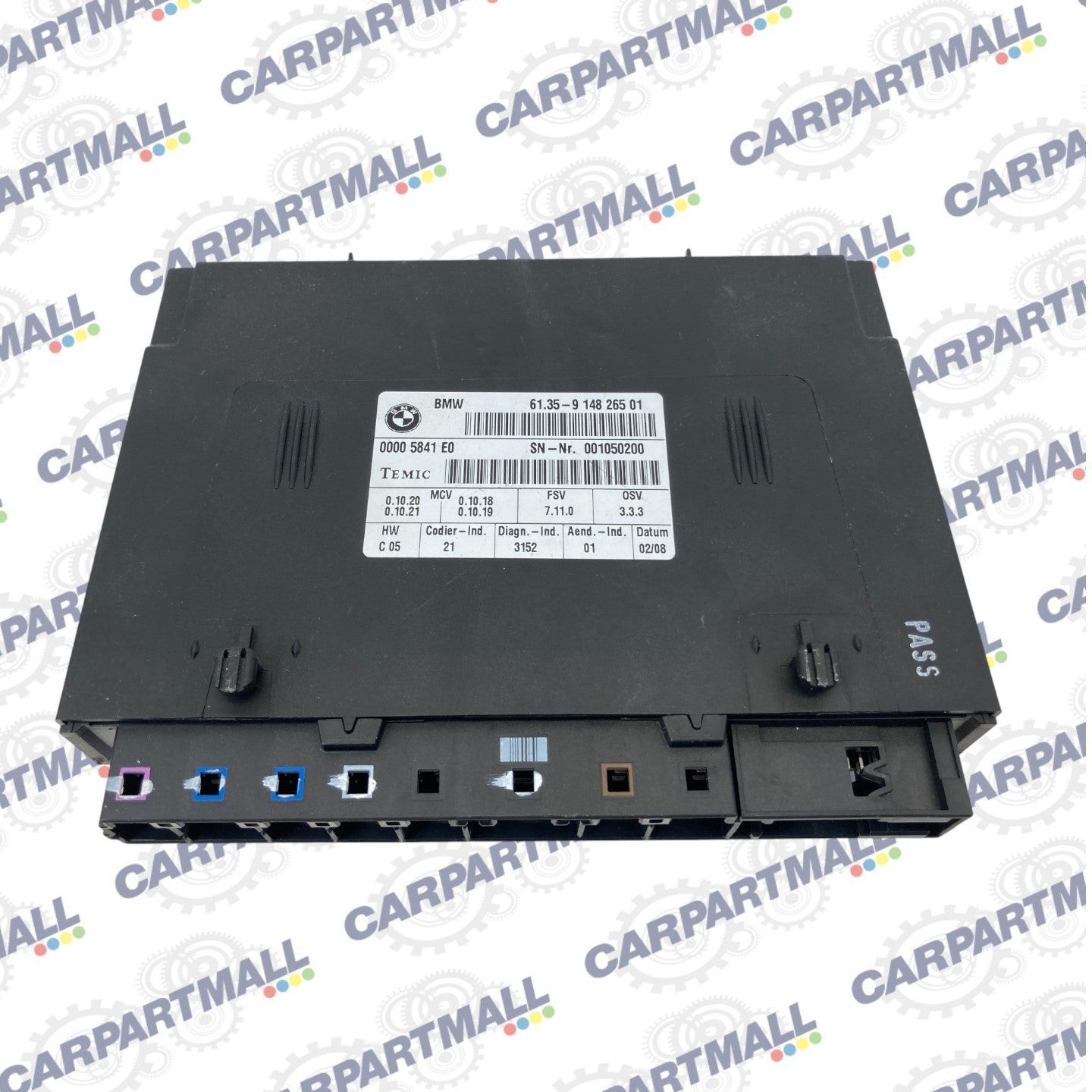 2007 2008 BMW 328xi Front Side Seat Computer Control Module Unit 6135914826501