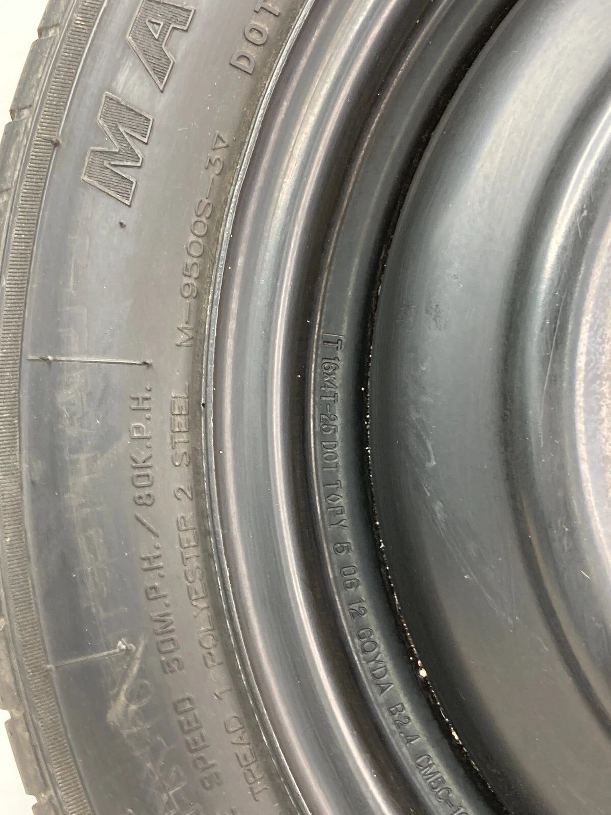 2012-2018 FORD FOCUS 13-20 FUSION SPARE TIRE WHEEL COMPACT DONUT T125/80R16