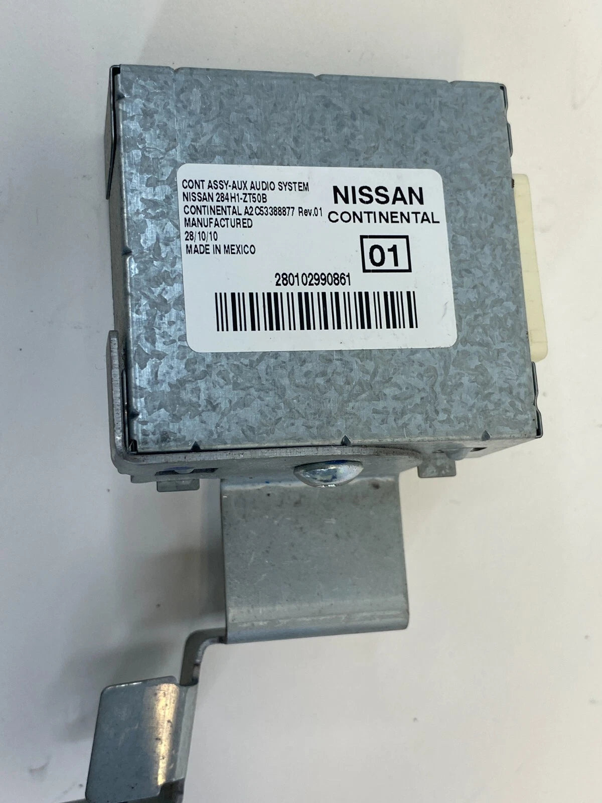 2011-2012 NISSAN ROGUE AUXILIARY AUX AUDIO CONTROL MODULE UNIT OEM 284H1-ZT50B
