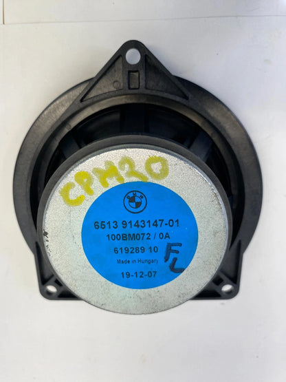 2007 2008 BMW 328XI FRONT LEFT SIDE DOOR AUDIO LOUD SPEAKER 65139143147 OEM