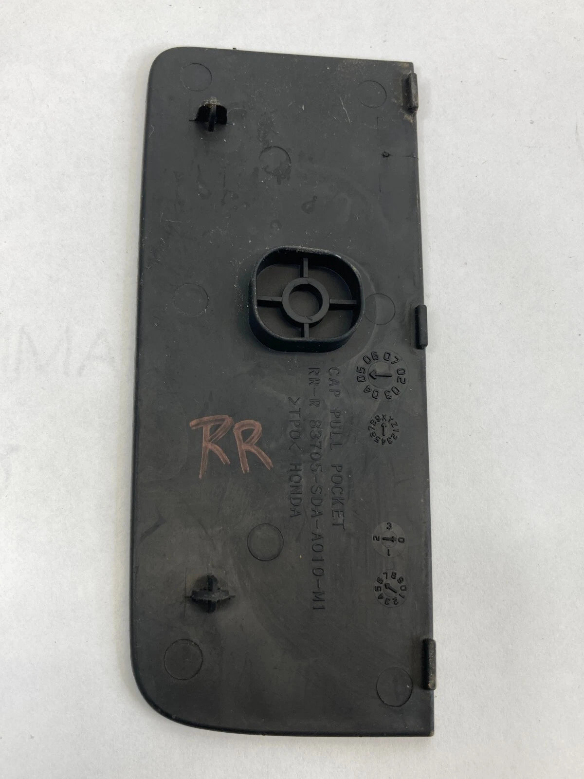 2003-2007 HONDA ACCORD REAR RIGHT DOOR POCKET MAT INSERT UNIT OEM 83705SDAA010M1
