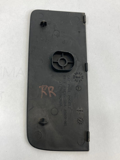 2003-2007 HONDA ACCORD REAR RIGHT DOOR POCKET MAT INSERT UNIT OEM 83705SDAA010M1
