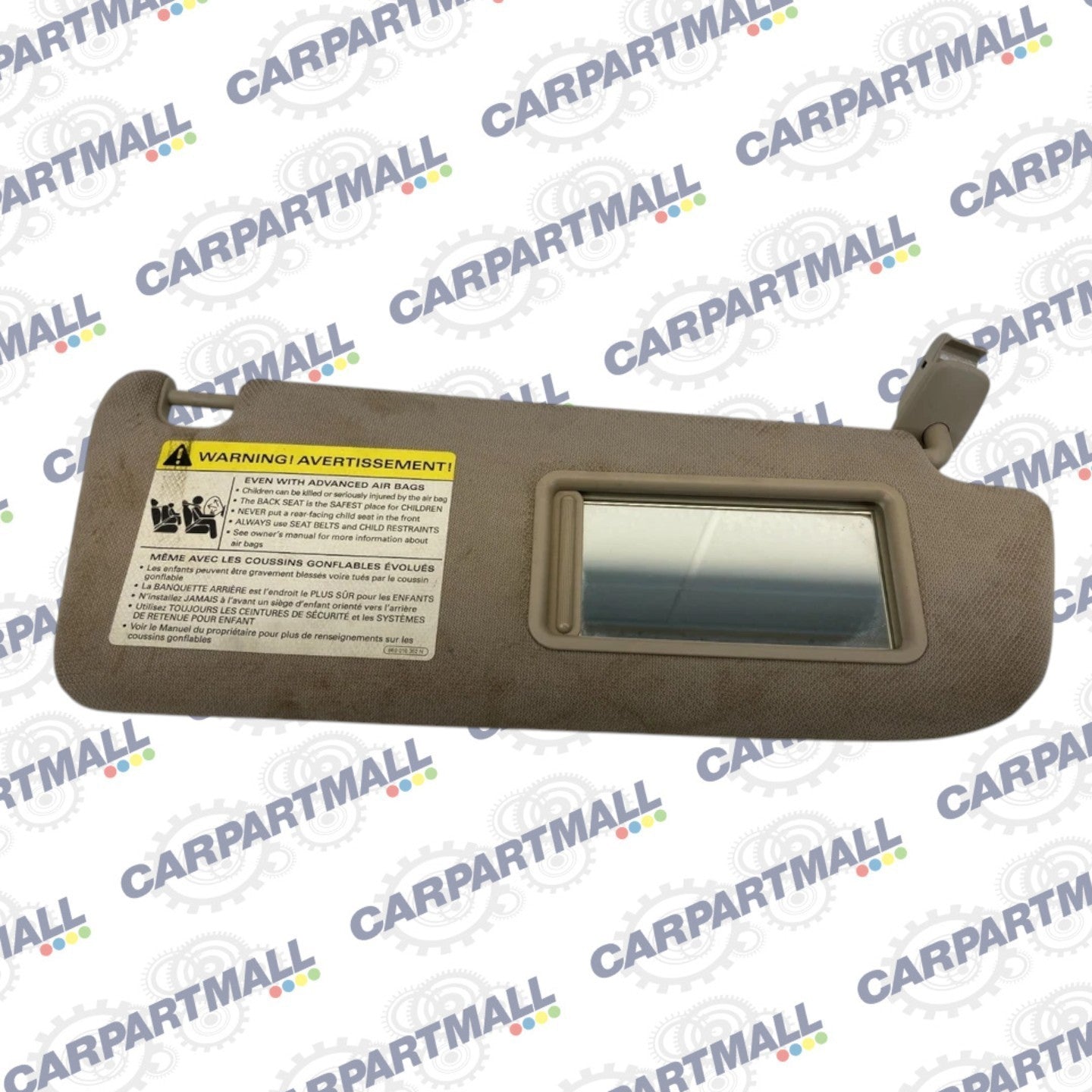 2005-2011 Audi A6 Sedan Right Passenger Sunvisor Sun Visor Shade OEM