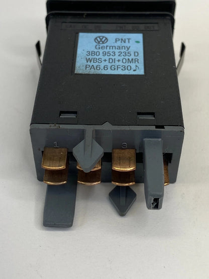 1998-2005 VOLKSWAGEN PASSAT EMERGENCY WARNING HAZARD LIGHT SWITCH 3B0953235D OEM