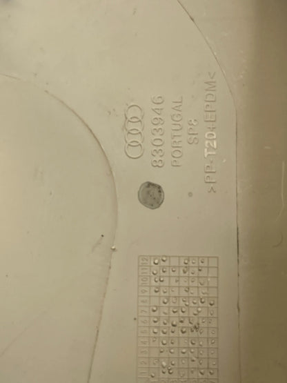 2005-2008 AUDI A4 S4 FRONT RIGHT PASSENGER SEAT TRIM COVER BEIGE 8303946 OEM