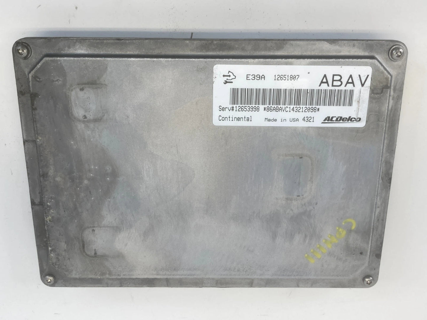 2013-2016 CHEVROLET EQUINOX 2.4L A/T ENGINE CONTROL MODULE UNIT 12651807 OEM