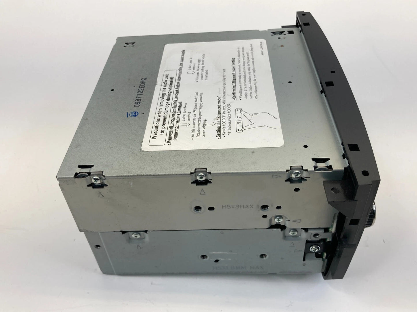 2005 05 ACURA MDX RADIO AM FM CD PLAYER 6 CD CHANGER RECEIVER 39100-S3V-A250