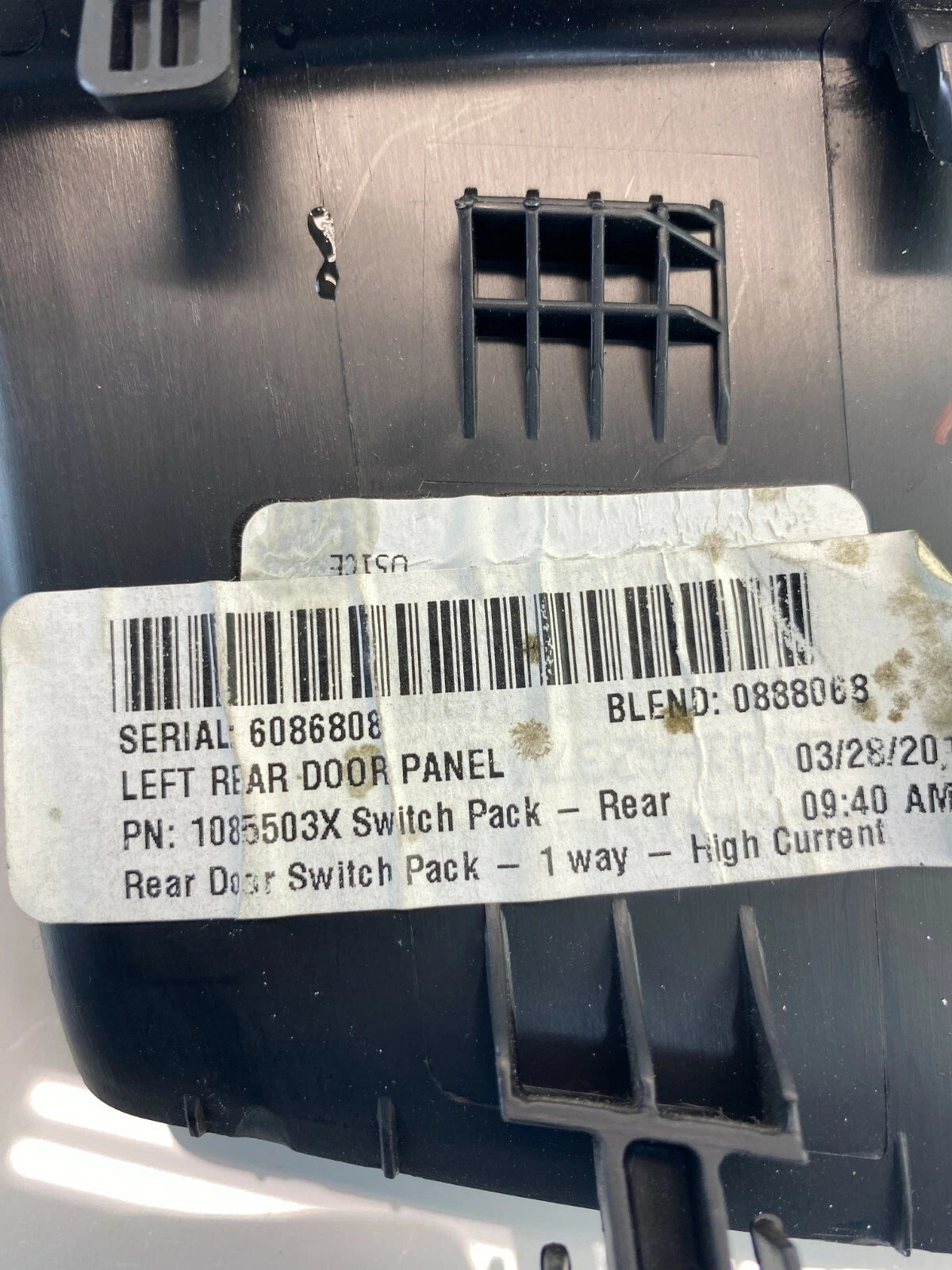 2012-2018 FORD FOCUS REAR LEFT SIDE WINDOW SWITCH COVER BEZEL PANEL TRIM OEM