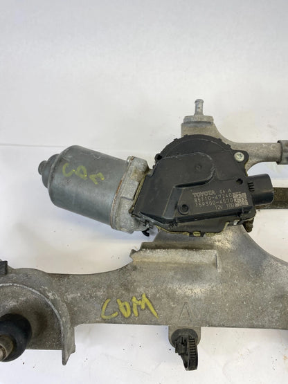 2010-2015 TOYOTA PRIUS FRONT WINDSHIELD WIPER MOTOR AND LINKAGE OEM 85110-47240