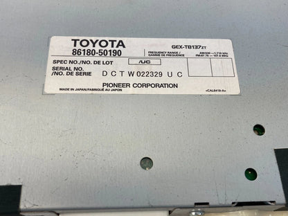 2004-2006 LEXUS LS430 RADIO AMPLIFIER AUDIO RECEIVER MODULE 86180-50190 OEM