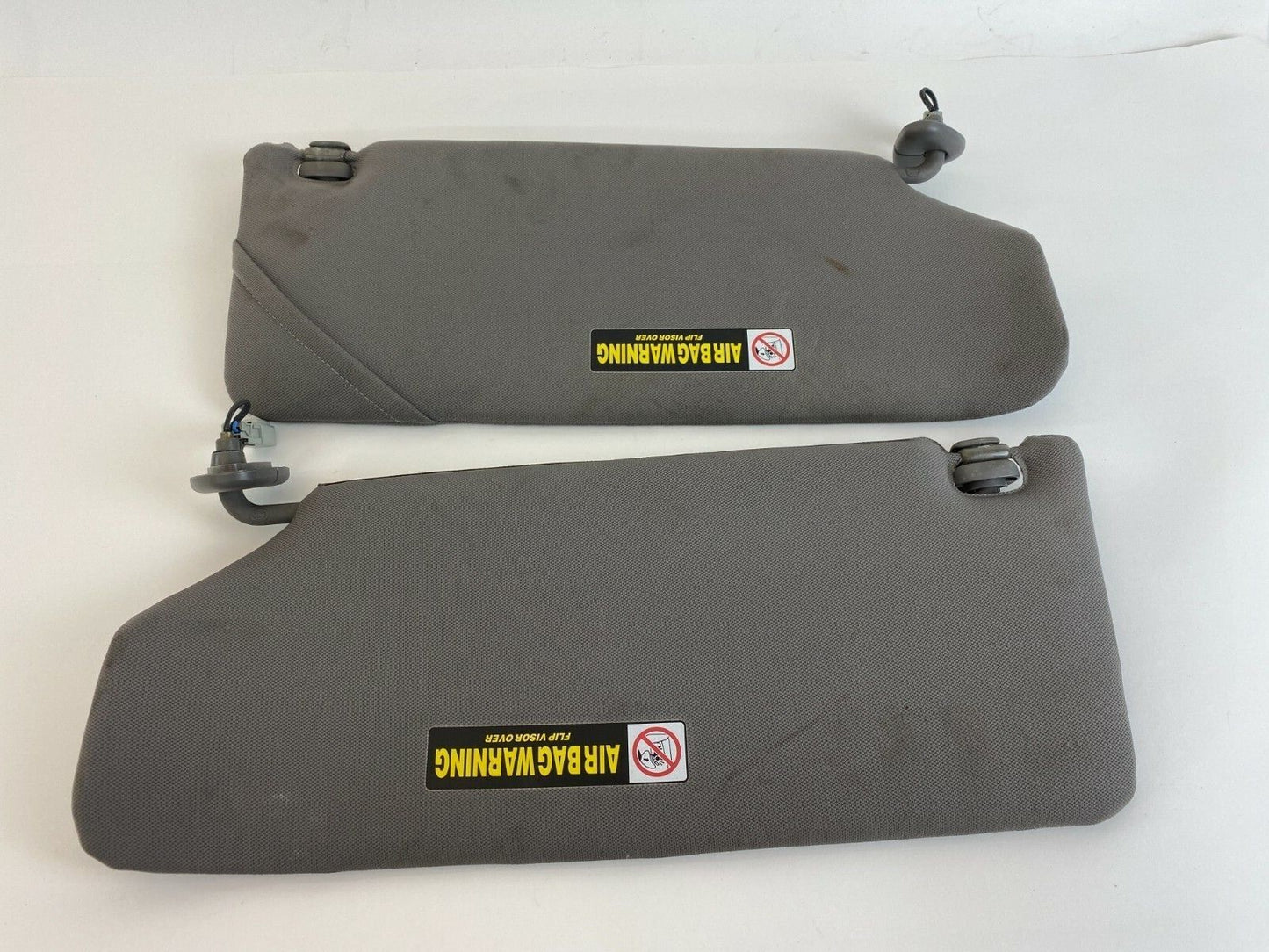 2008 2009 2010 Honda Odyssey Sunvisor Sun Visor Shade w/ Light Pair Set Gray OEM