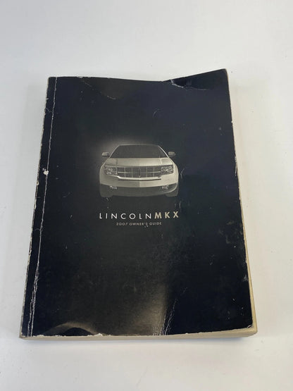2007 07 LINCOLN MKX OWNERS OWNER'S MANUAL GUIDE BOOK OEM