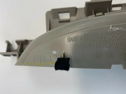 09-14 ACURA TL SEDAN FRONT LEFT INTERIOR DOOR PULL POCKET PANEL 83550-TK4-A010