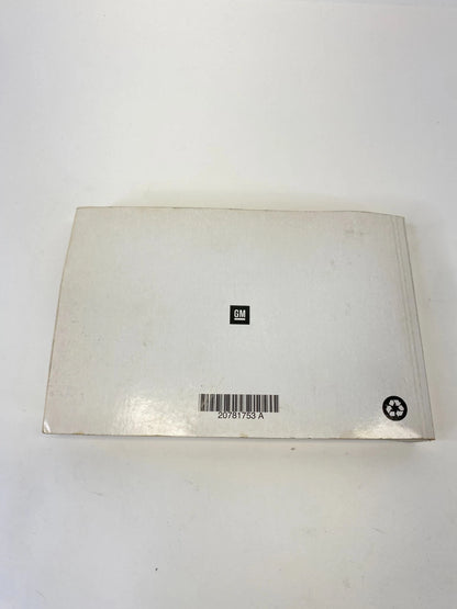 2011 11 GMC TERRAIN OWNERS MANUAL GUIDE BOOK OEM