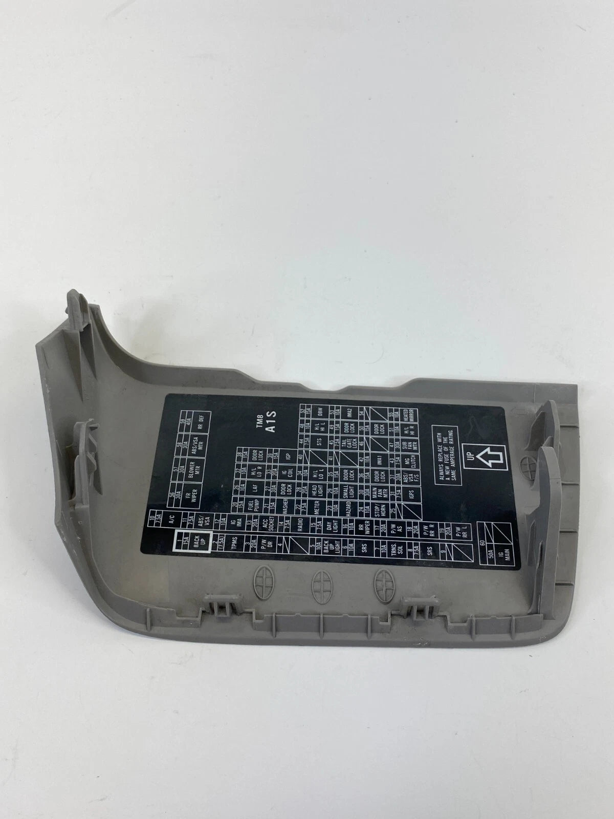 10-14 HONDA INSIGHT LOWER DASH LEFT SIDE FUSE BOX COVER LID TRIM PANEL 77311-TM8