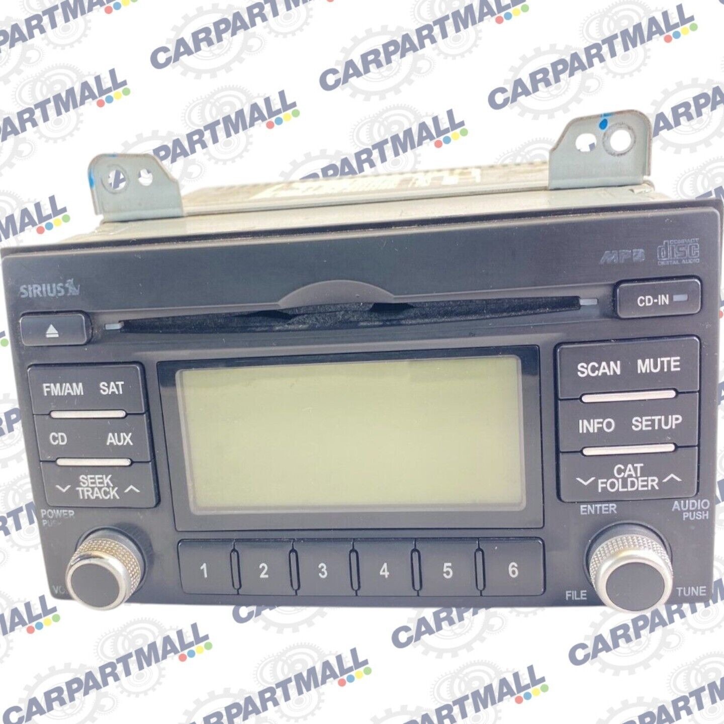 2010-2012 Kia Sedona AM/FM CD Disc MP3 Player Radio Receiver 96130-4D100 Sirius