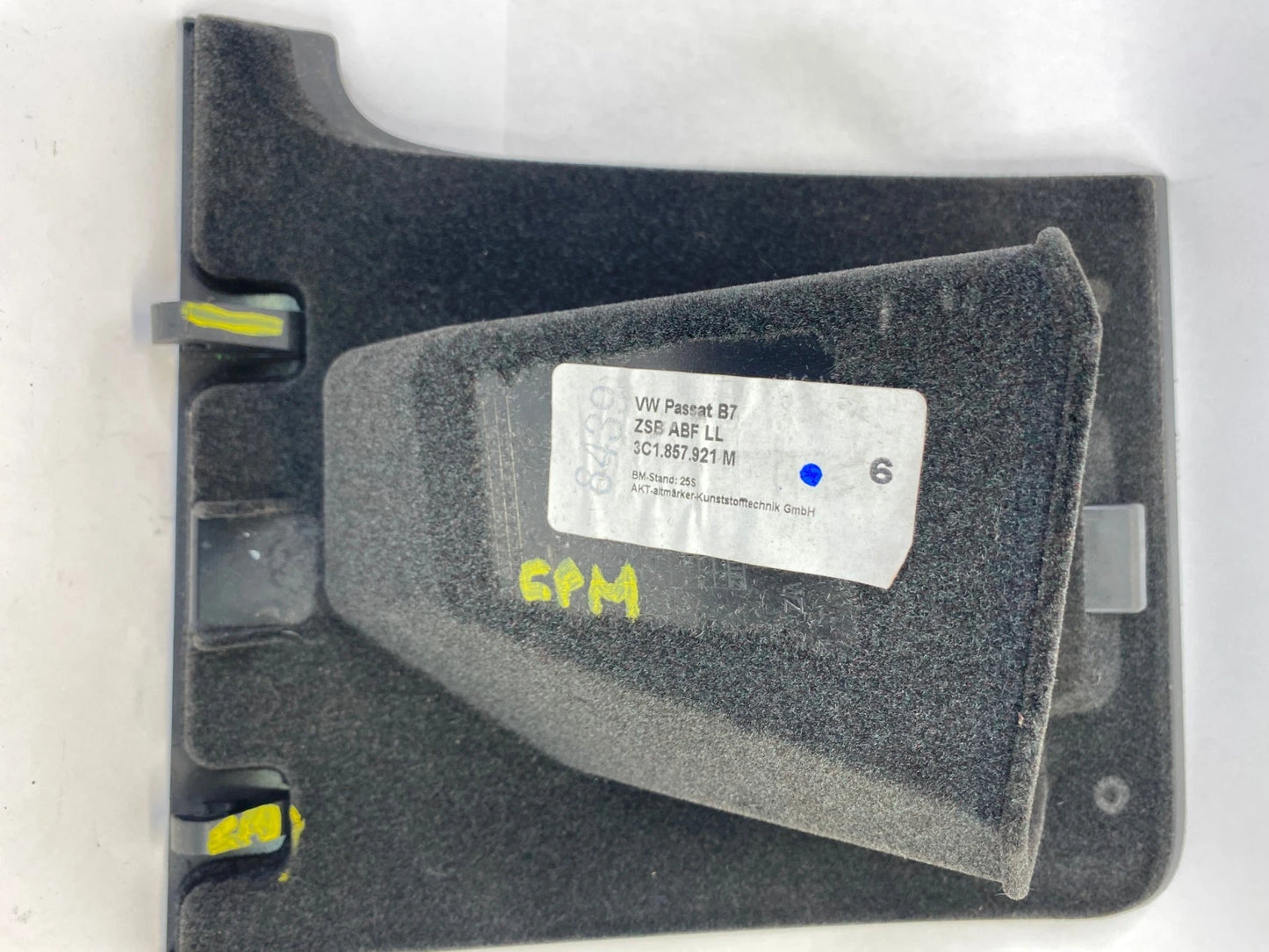 2009-2017 VW CC DASH COIN STORAGE BOX DRIVER SIDE LOWER 3C1-857-921-M OEM