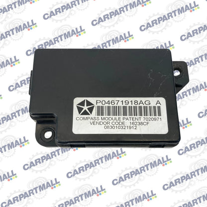 09-14 VOLKSWAGEN ROUTAN 3.8L COMPASS & TEMPERATURE CONTROL MODULE P04671918AG
