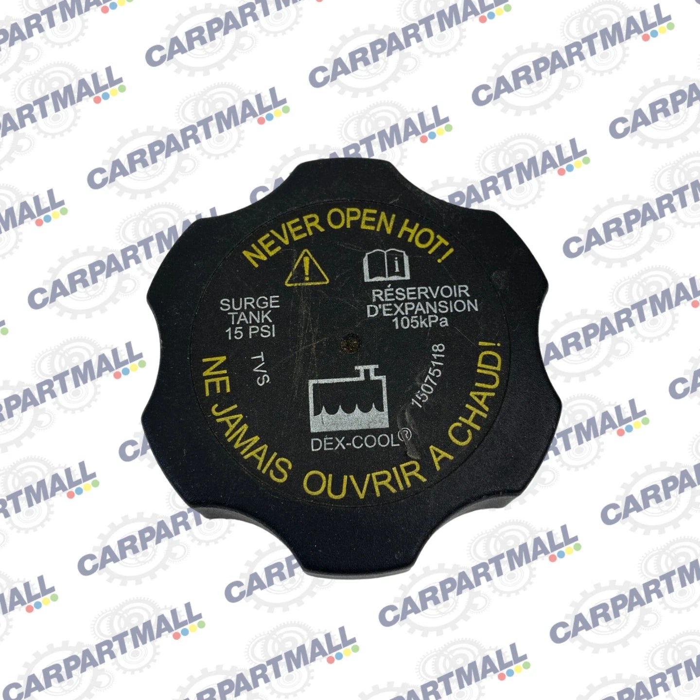 2006-2009 PONTIAC TORRENT RADIATOR COOLANT FLUID RECOVERY CAP COVER 15075118 OEM