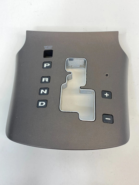 2009 2010 HYUNDAI SONATA SEDAN 2.4L A/T CENTER CONSOLE SHIFTER BEZEL INDICATOR