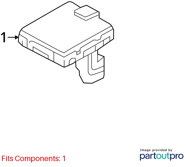 14-16 KIA SOUL TIRE PRESSURE MONITOR SENSOR TPMS CONTROL MODULE 95800-B2000 OEM
