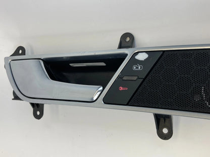 06-11 AUDI A6 FRONT LEFT DRIVER SIDE INNER DOOR HANDLE W/TWEETER 4F0-837-019-C