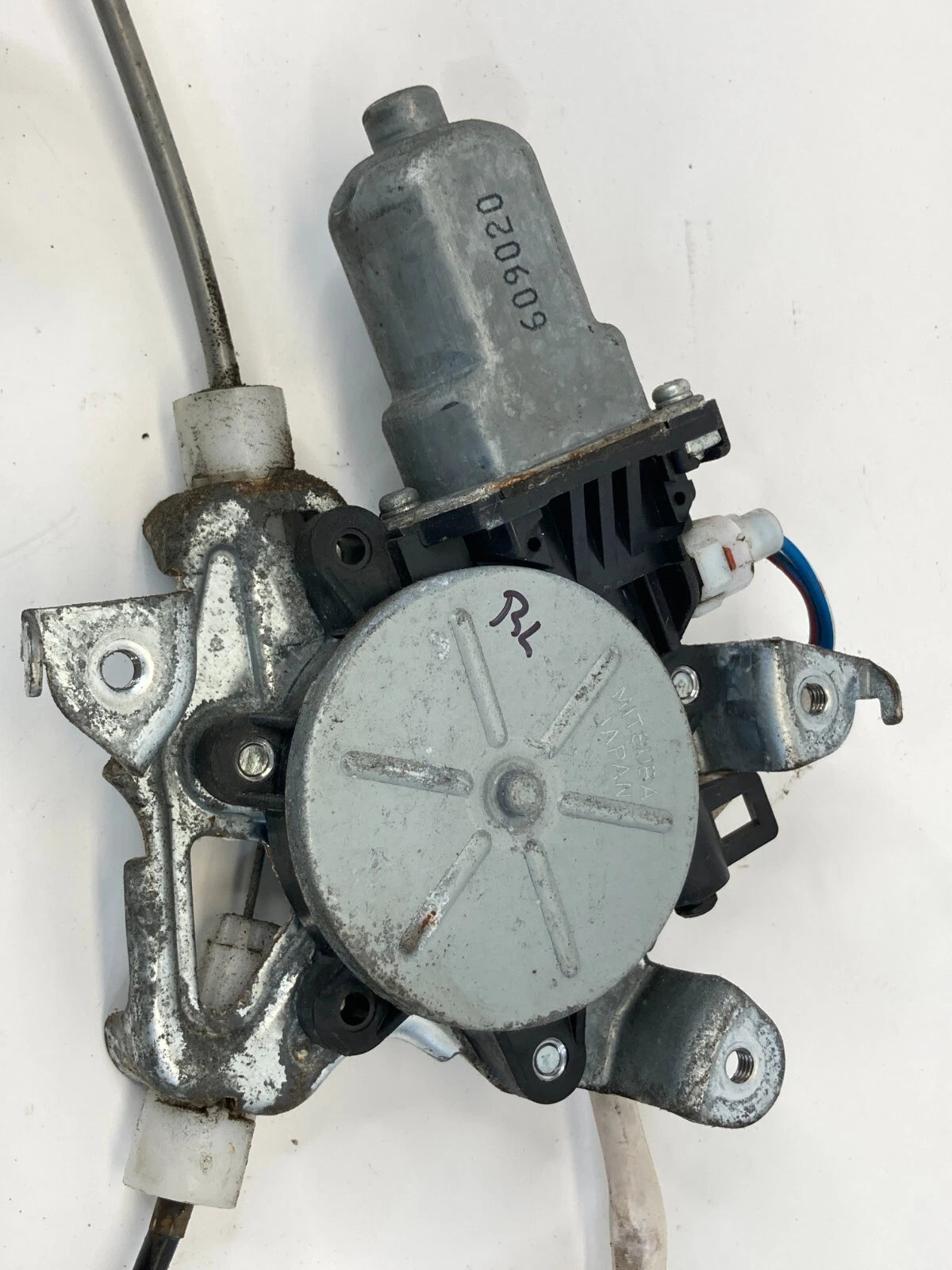 2007 2008 HONDA FIT REAR LEFT SIDE BACK DOOR POWER WINDOW REGULATOR W MOTOR OEM