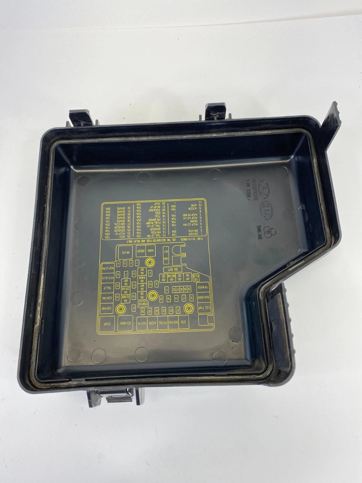 2007 2008 2009 HYUNDAI SANTA FE ENGINE COMPARTMENT FUSE BOX CAP COVER LID OEM