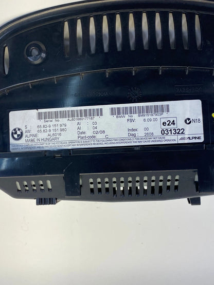 2007 2008 BMW 335XI CID NAVIGATION INFO DISPLAY SCREEN 8.8 UNIT OEM 6582-9151979