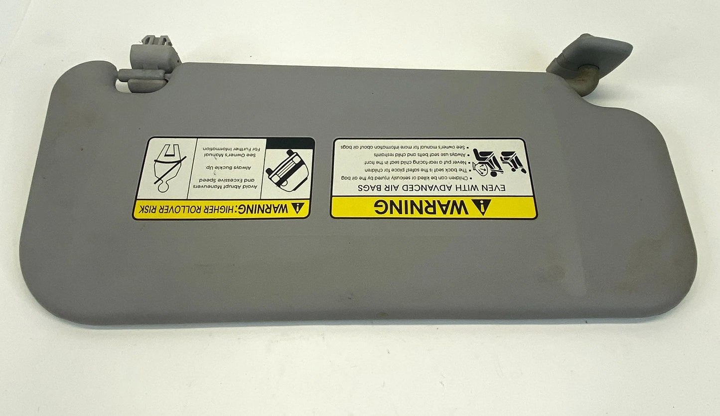 2010-2013 KIA SOUL SUNVISOR SUN VISOR SET DRIVER PASSENGER LEFT RIGHT GRAY