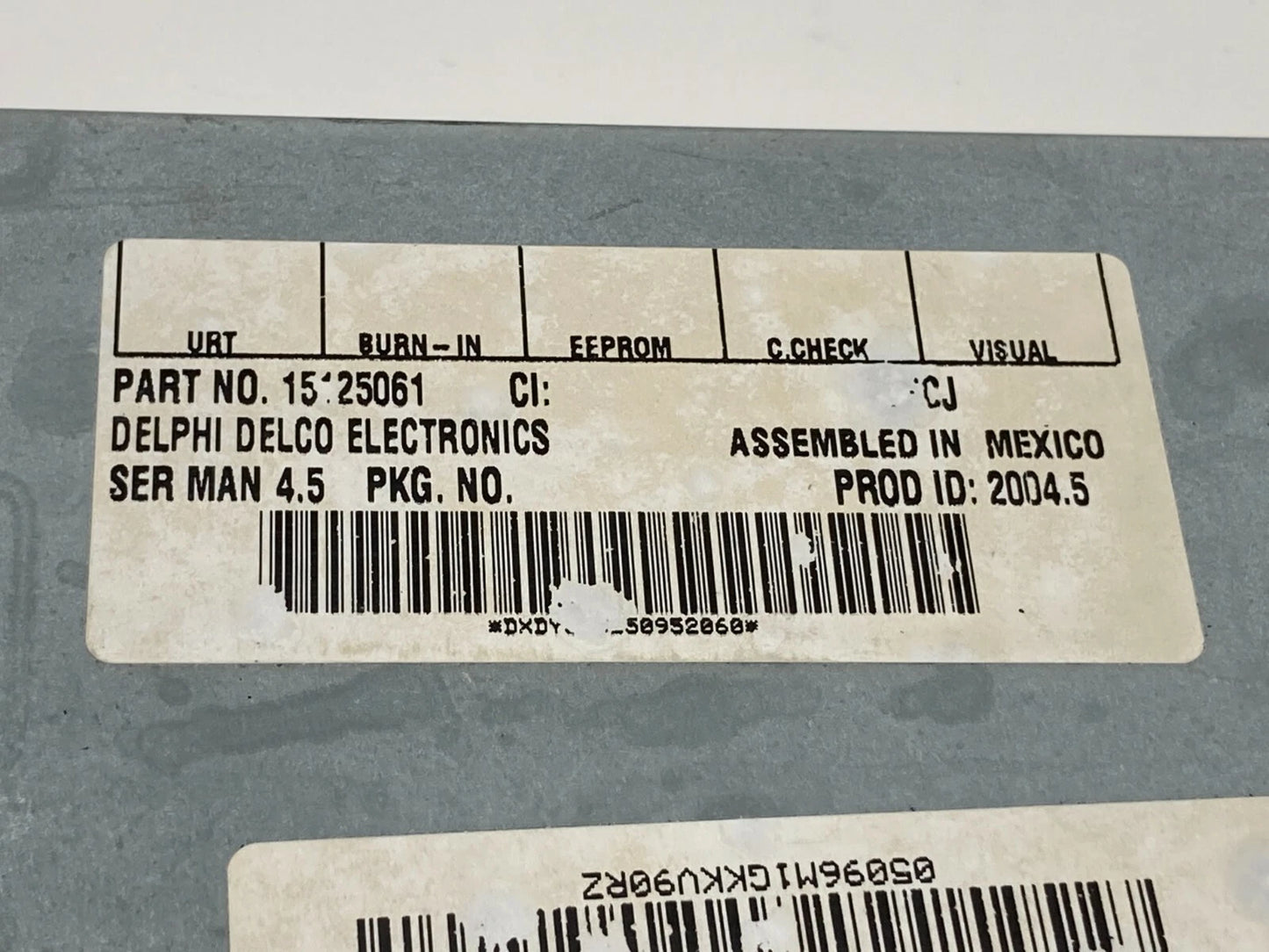 2004-2005 BUICK RENDEZVOUS SATELLITE RADIO RECEIVER CONTROL MODULE 15125061 OEM