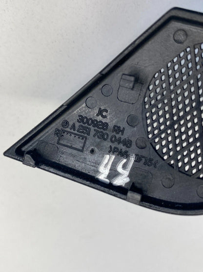 06-12 MERCEDES-BENZ R350 REAR RIGHT DOOR TWEETER SPEAKER COVER GRILL A2517300448