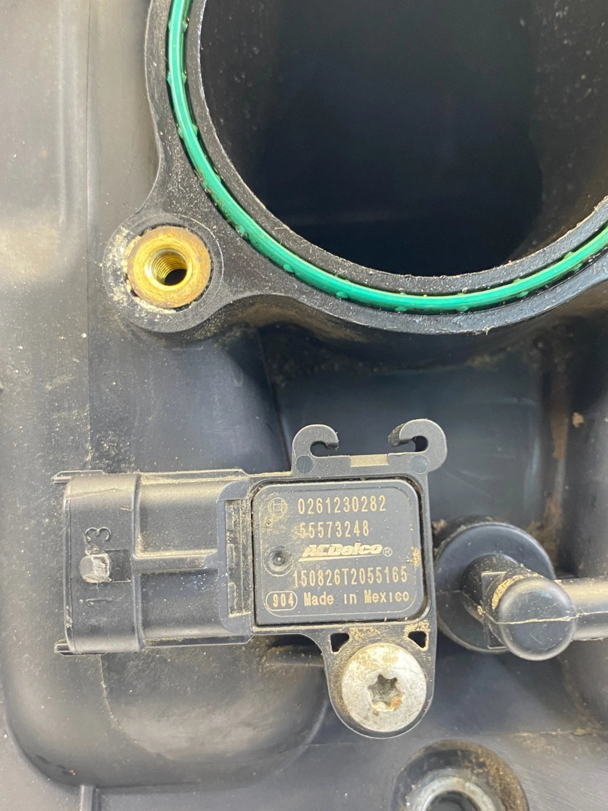 2010-2017 EQUINOX TERRAIN 2.4L INTAKE MANIFOLD W/ MAP SENSOR GASKET 12637620 OEM