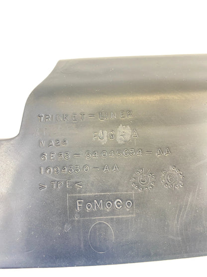 2006-2012 FORD FUSION CENTER RUBBER MAT TRINKET LINER INSERT 6E53-54045G34-AA