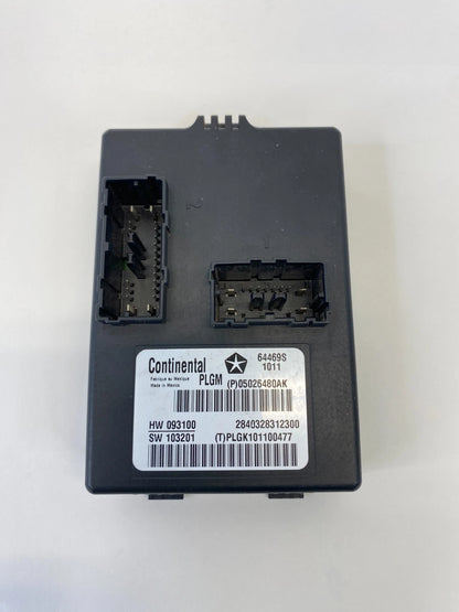 2011-2013 DODGE DURANGO TRUNK LIFTGATE CONTROL MODULE UNIT 05026480AK OEM