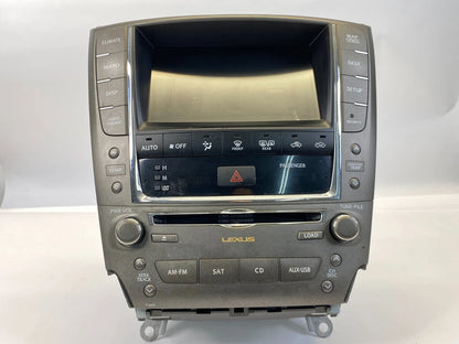 2009-2011 LEXUS IS250 RADIO AM/FM RECEIVER DISPLAY SCREEN NAVIGATION 86431-53330