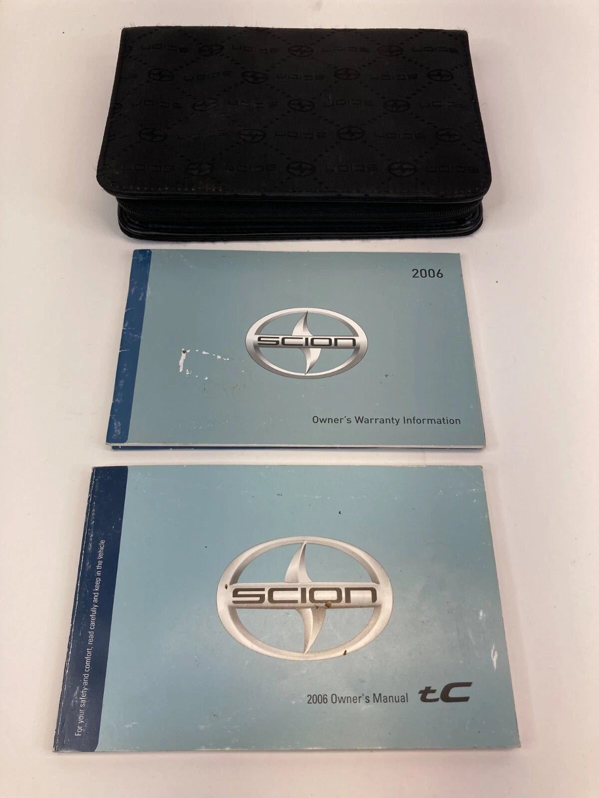 2006 06 SCION TC BASE OWNERS MANUAL GUIDE INFOMATION BOOK W/ CASE OEM