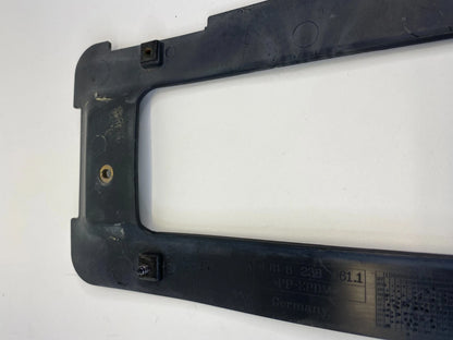 2006-2010 BMW 550I SEDAN REAR TRUNK LICENSE PLATE BASE BRACKET 511882380611 OEM