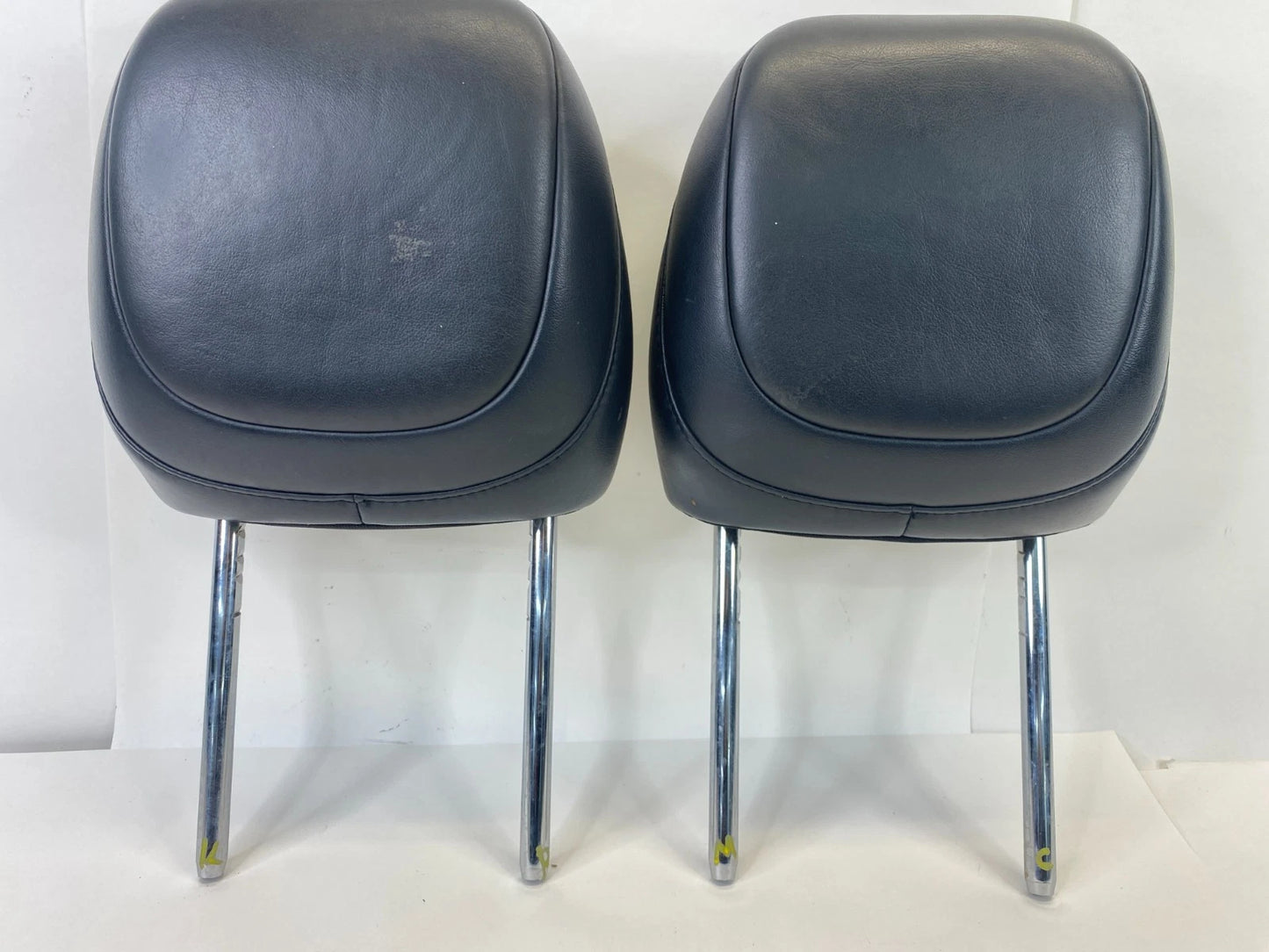 2013-2016 DODGE DART FRONT SEAT HEADREST HEAD REST SET 2 RH LH LEATHER BLACK