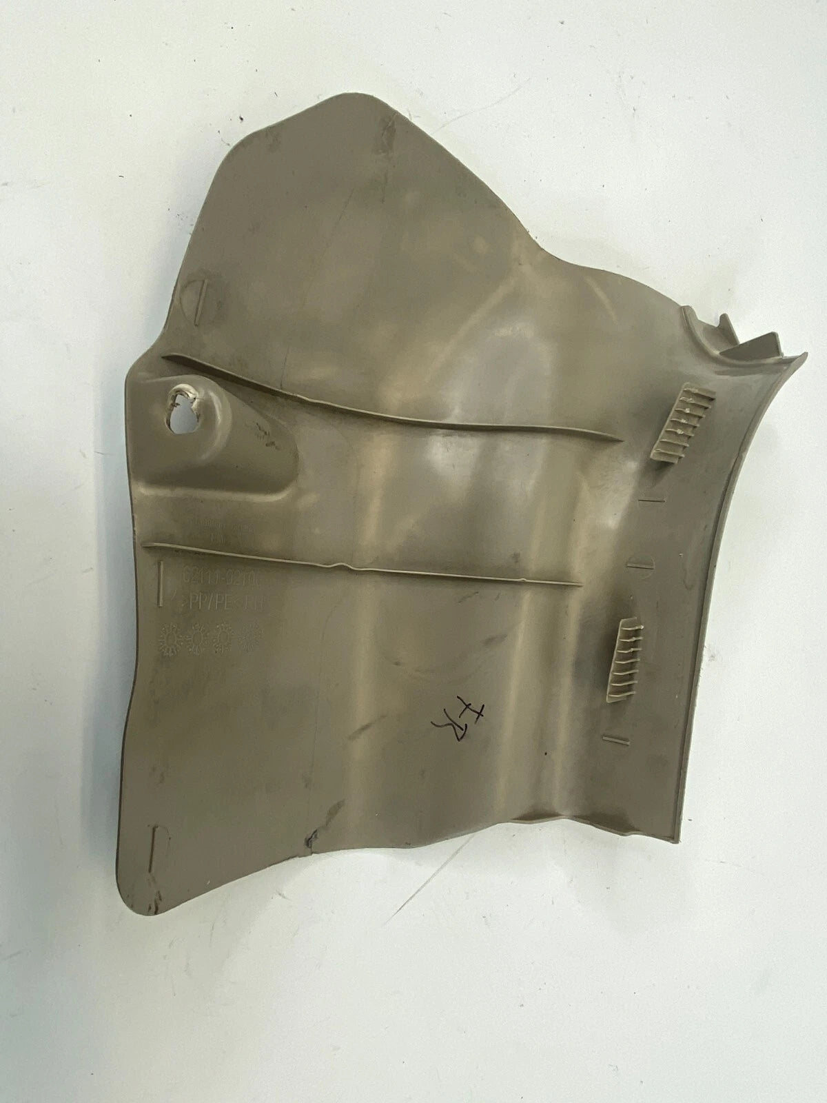 2003-2008 TOYOTA COROLLA RIGHT PASSENGER KICK COWL PANEL COVER TRIM 62111-02100