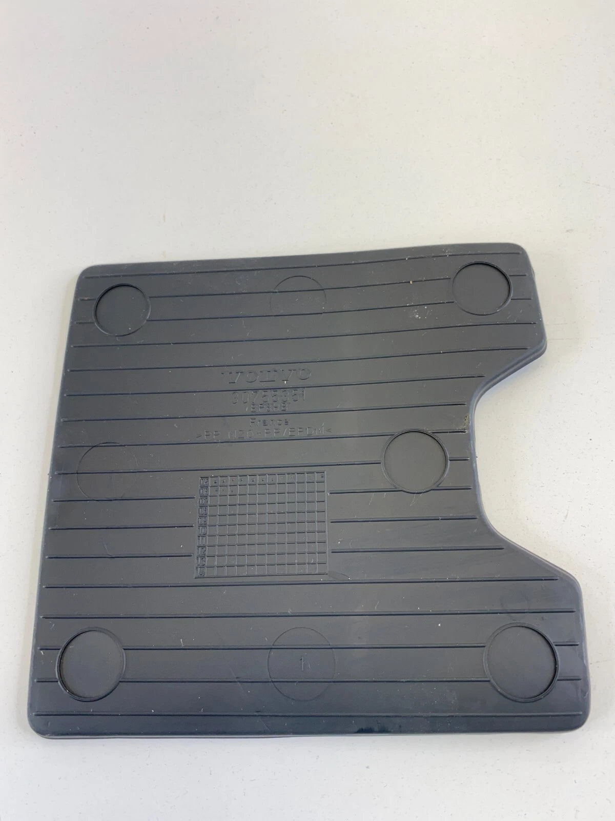 2007 VOLVO S40 CENTER CONSOLE RUBBER MAT INSERT TRIM 30755351 OEM