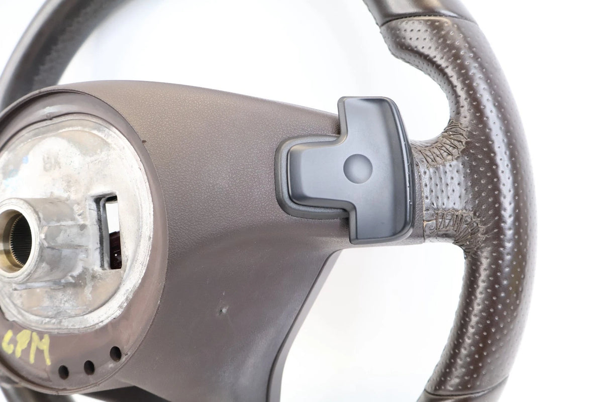 2014-2016 MERCEDES E350 W212 LEATHER STEERING WHEEL PADDLE SHIFTERS BLACK OEM