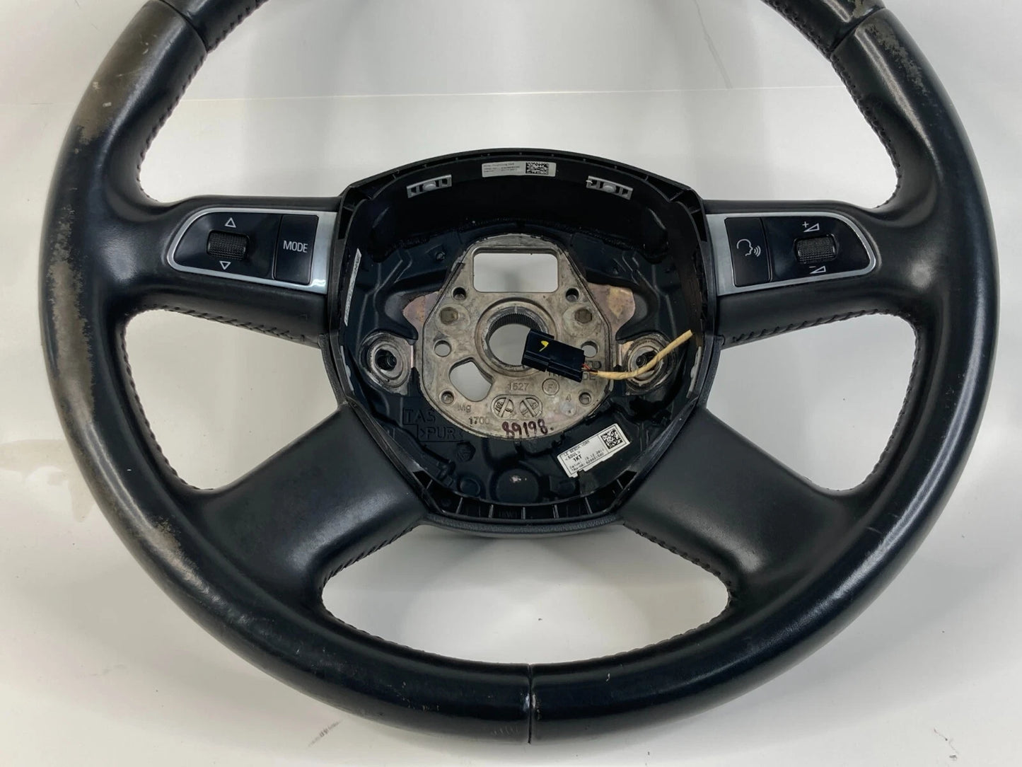 2009-2012 AUDI A4 QUATTRO STEERING WHEEL DRIVER SIDE W/ SWITCHES 62002150D OEM