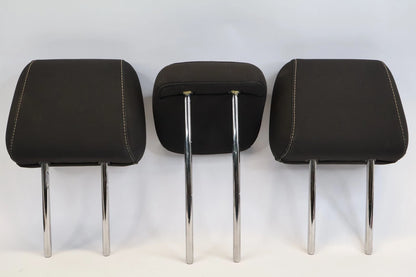 2015-2018 FORD FOCUS SEDAN REAR SEAT HEADREST SET LEFT RIGHT MIDDLE 3PC OEM