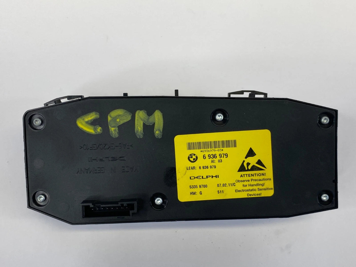 2011-2017 BMW X3 FRONT LEFT DRIVER SEAT ADJUSTMENT MEMORY SWITCH 6936979 OEM