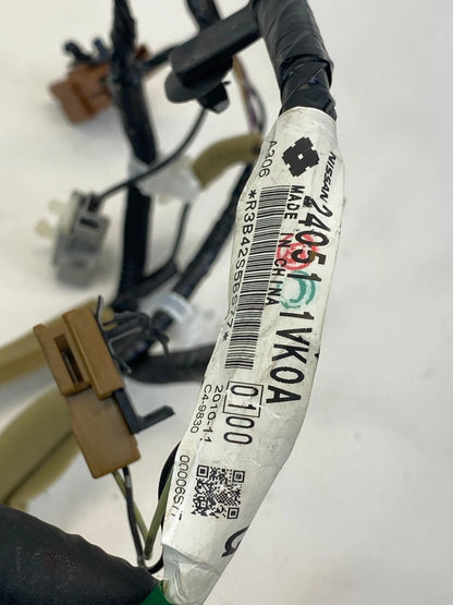 2009-2013 NISSAN ROGUE REAR TAILGATE LOWER WIRE WIRING HARNESS 24051-1VK0A