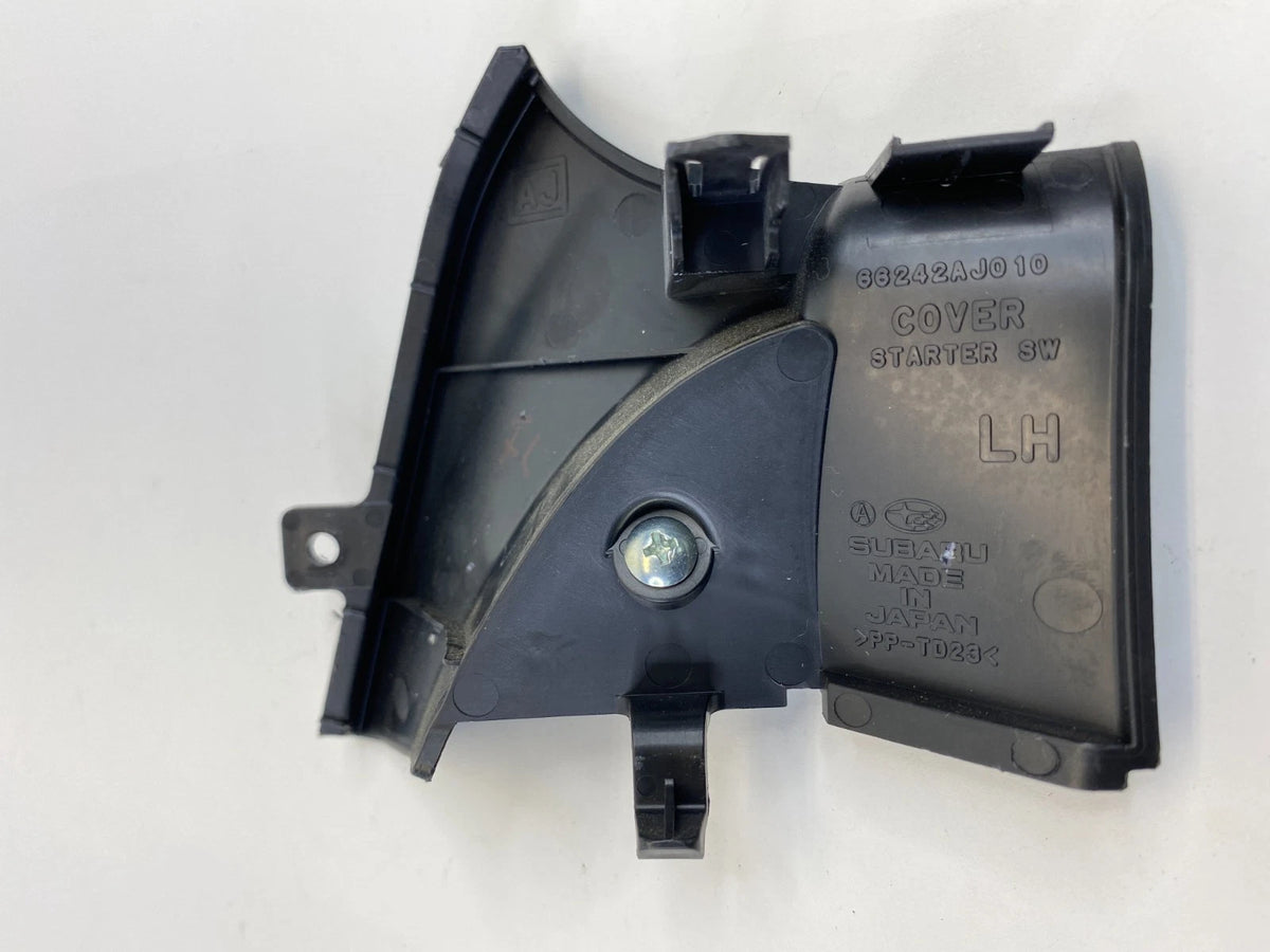 10-14 SUBARU OUTBACK LEFT DRIVER SIDE DASH STARTER SWITCH COVER TRIM 66242AJ010