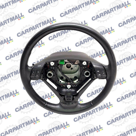 04-09 VOLVO S60 SEDAN STEERING WHEEL W/ CRUISE CONTROL LEATHER BLACK 30741684